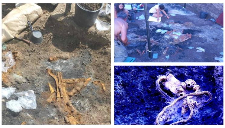 d - Погребали тракийския воин с два меча