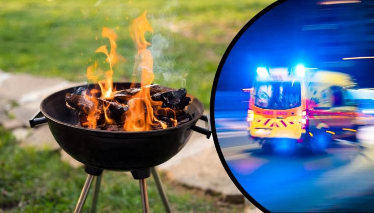 барбекю - УЖАСЯВАЩО: Барбекю подпали пожар, мъж е в болница с изгаряния!