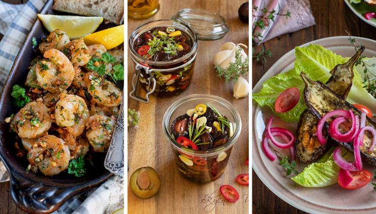 рецепти - Кулинарна разходка с Йоли: Бързи мариновани сливи, лесни средиземноморски патладжани или пък апетитни скариди по сицилиански