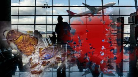 летище кръв бутилка стъкло