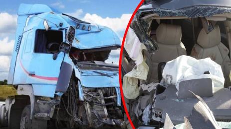 катастрофа камион и кола