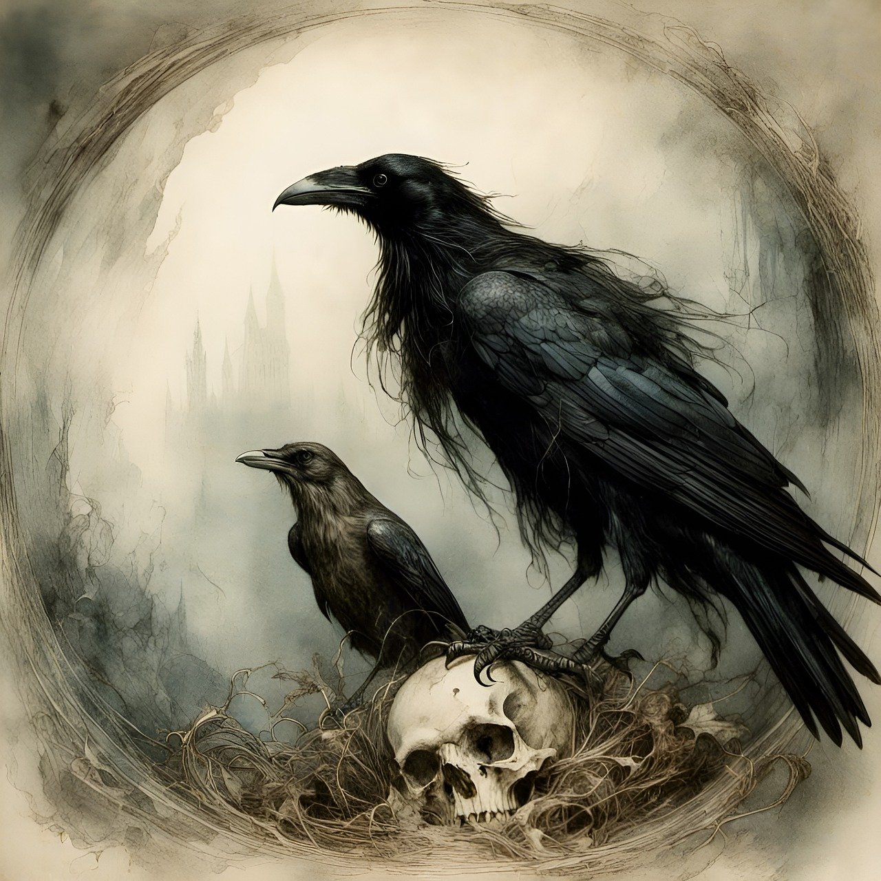 гарвани череп