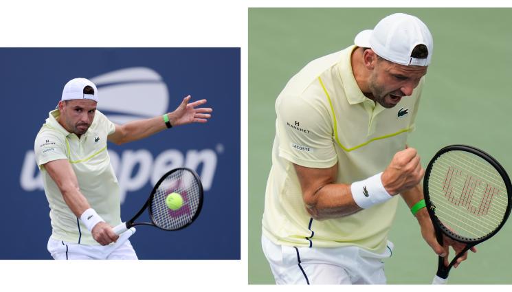 Григор Димитро Ю Ес Оупън - Гришо схруска абонат в Голямата ябълка