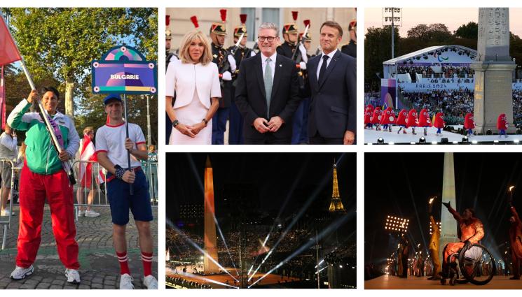 параолимпиада - Стела Енева развя българския флаг на