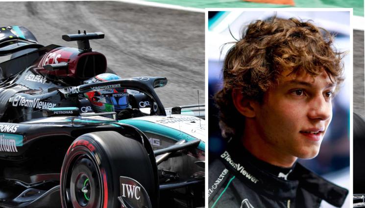 Андреа Антонели - Пилот на матура след подиума