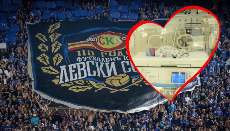 Левски фенове - Левскарите даряват пари за кувьоз на болница в Ботевград