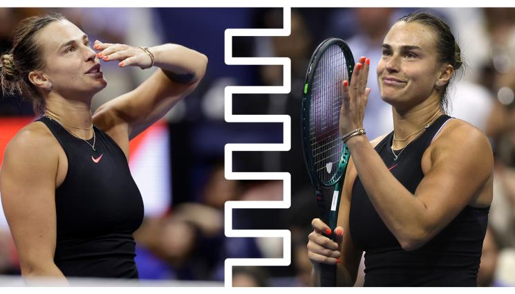 Арина Сабаленка Ю Ес Оупън - Игри с публиката на „Флашинг Медоус”. Сабаленка флиртува с трибуните, обещава пиячка срещу подкрепа