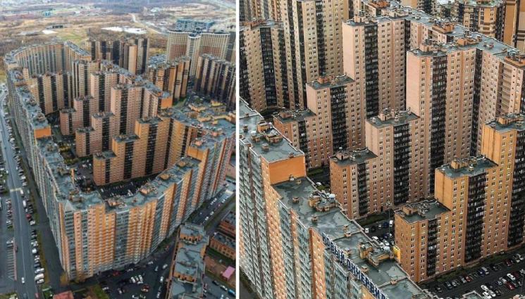 жилищен блок Русия - ЧОВЕШКИ МРАВУНЯК: В този блок живеят 20 000 души! (СНИМКИ)