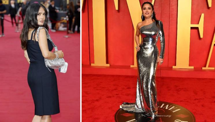 Салма Хайек - ГОДИНИТЕ СА САМО ЦИФРА! Салма Хайек пръска сексапил по бански (ВИДЕО)