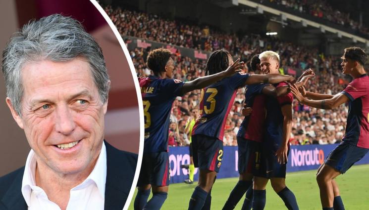 Хю Грант - Хю Грант стана фен на Барса