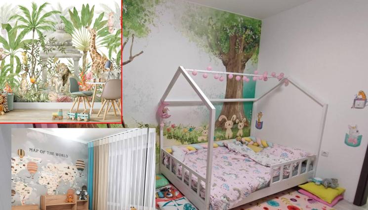 стая - ИНТЕРИОРНИ ПРИУМИЦИ: Детската стая се превръща в джунгла!