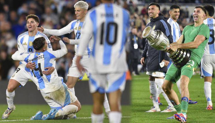 Аржентина Чили Дибу Мартинес Копа Америка - И без Меси световният шампион Аржентина не прощава, разцепи на 3 Чили