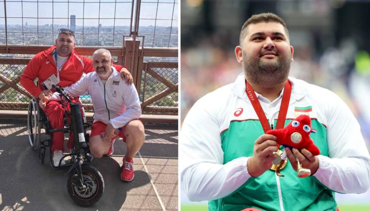 Ружди - Ружди качи треньора си на Айфеловата кула въпреки страха му!