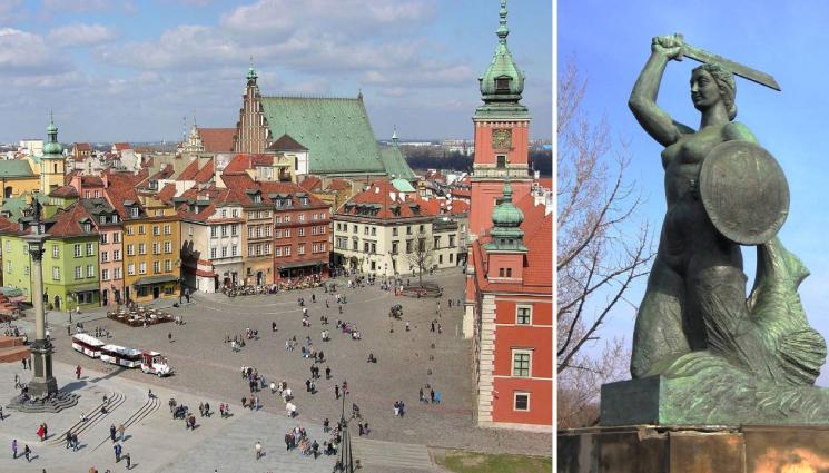 Варшава русалка - Русалка – символът на Варшава!