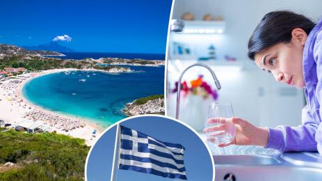 режим на водата Халкидики