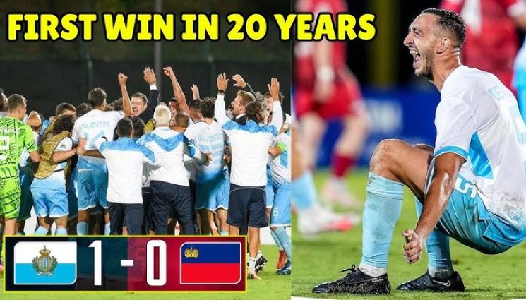 Сан Марино Лихтенщайн първа победа - Помни