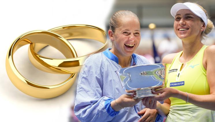 Йелена Остапенко Людмила Киченок - Титлата пред сватбата: Шампионката на двойки от US Open Киченок пак остава без съпруг