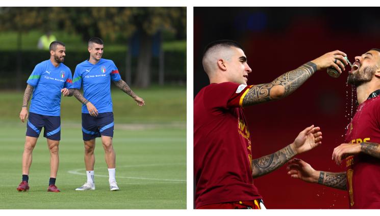 Леонардо Спинацола Джанлука Манчини - Бивши съотборници се събраха на Капри