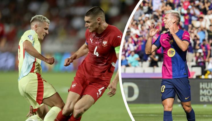 Дани Олмо - Халф на Барса се размина с тежка контузия