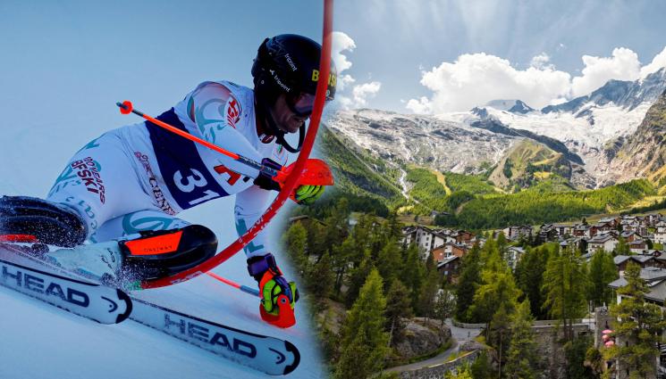 Алберт Попов - Алберт Попов се наслаждава на снега над „Перлата на Алпите“ в края на лятото