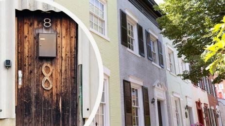 врата номер табелка