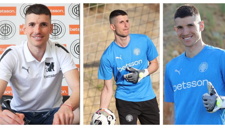 Даниел Наумов ОФИ Крит - Наумов изгледа от пейката равенство на ОФИ Крит в Гърция