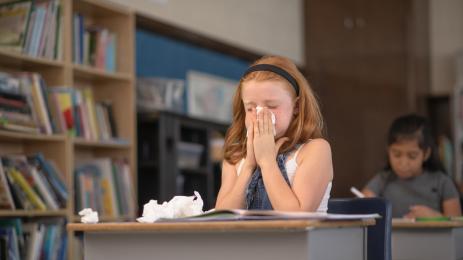 болно дете грип сополи