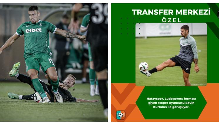 Едвин Куртулуш Хатайспор Лудогорец - Косовски швед от Лудогорец скача през трансферния прозорец в турски опашкар