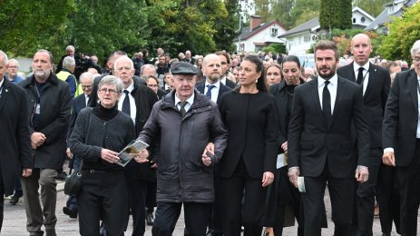 Погребението на Свен Горан Ериксон