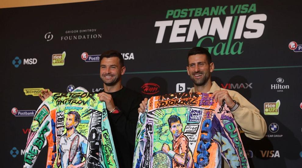 Заедно за България: Григор Димитров и неговият сръбски брат Новак Джокович (СНИМКИ)