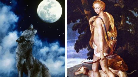 вълк римската богиня Диана