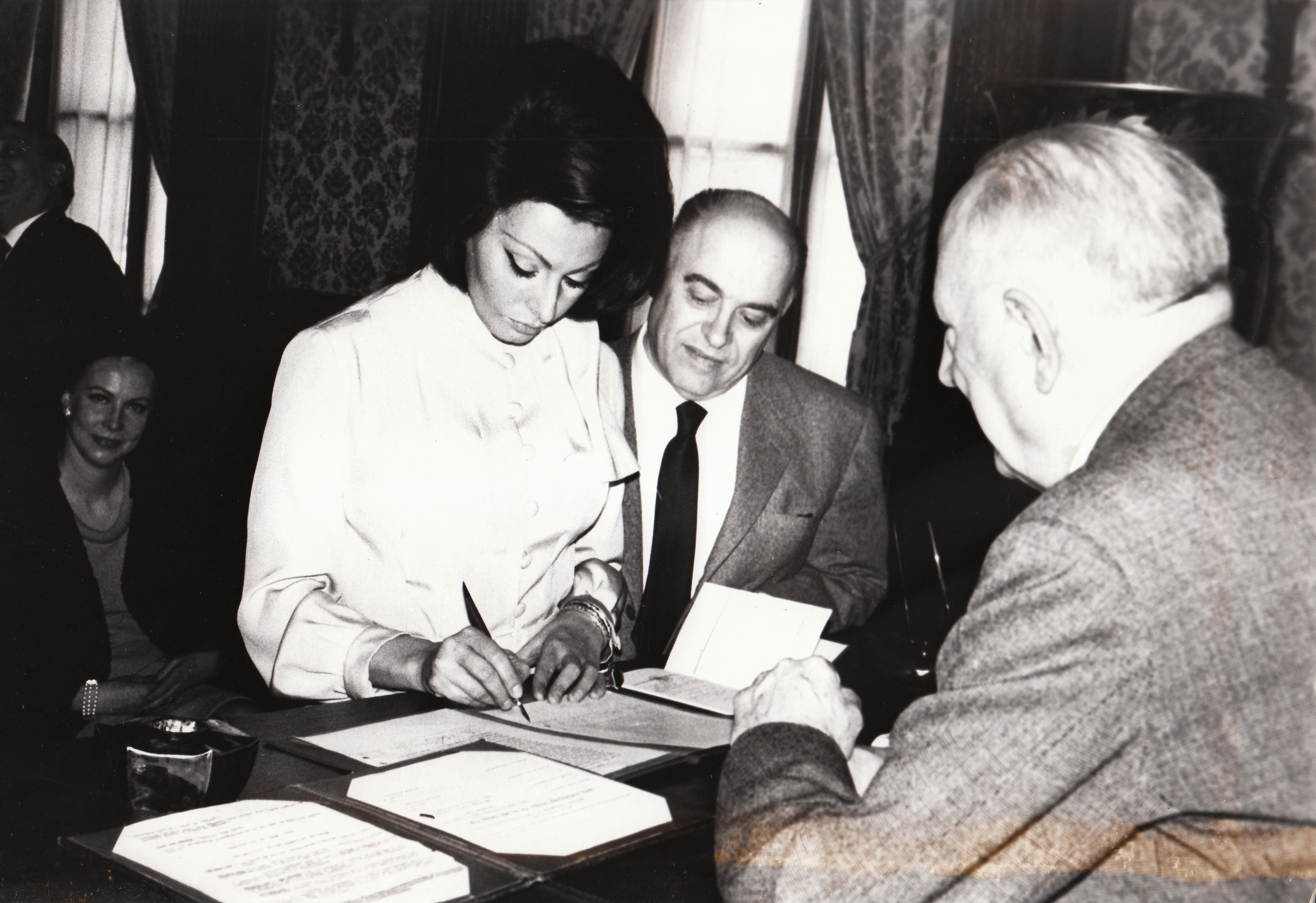 София Лорен сватбата й