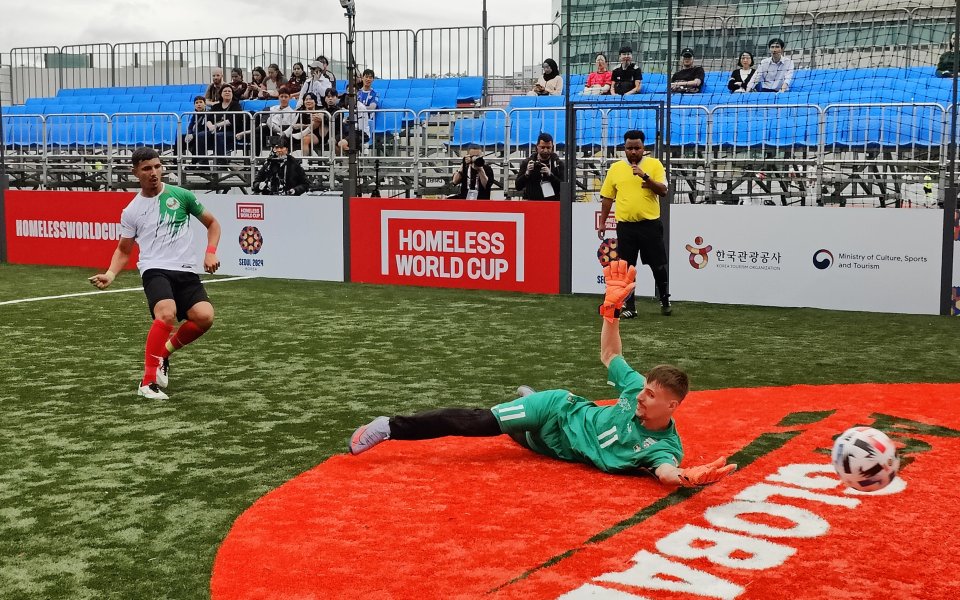 „Отбор на надеждата“ оглави Група А на Homeless World Cup 2024