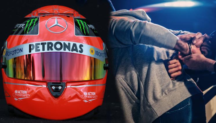 Михаел Шумахер каска рекет - Престъпна наглост: Трима заковани за рекет за милиони на семейството на Шуми