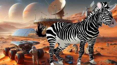 Марс зебра