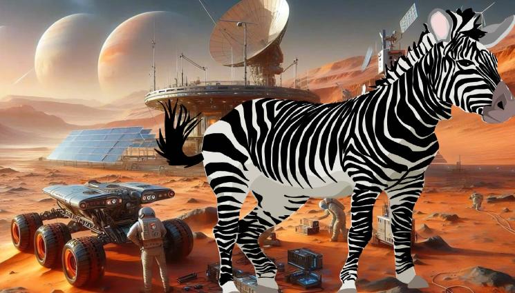 Марс зебра - КРАЙ, НЕ СМЕ САМИ: NАSA откри зебра на Марс! (СНИМКИ)