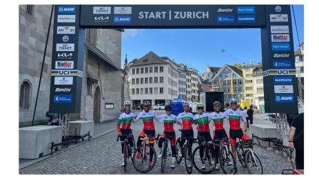 Смесена щафета България световно по шосейно колоездене