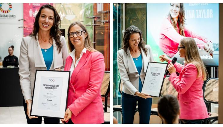 Цветелина Янчулова - СТРАХОТНО ПРИЗНАНИЕ: Цветелина Янчулова с награда от МОК за климата