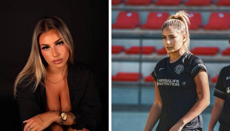 София Ядероса - Секси нападателка помага на гръцки тим за промоция