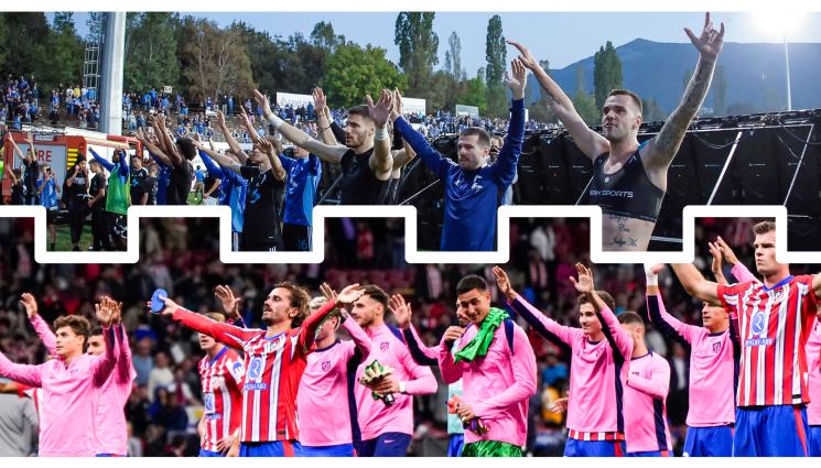 Левски Атлетико Мадрид - Левски в един отбор с Атлетико Мадрид