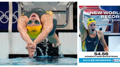 Плуване Кейли Маккюън