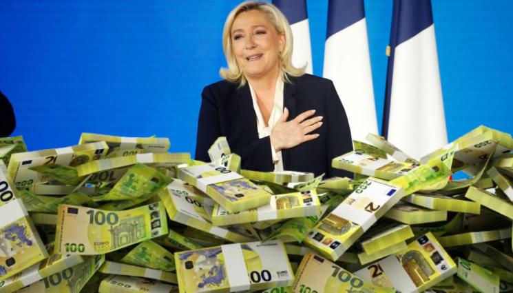Марин льо Пен - ДА НЕ ВИДИ НЕЩО ОТ НАС: Марин льо Пен гепила пари от Европейския парламент
