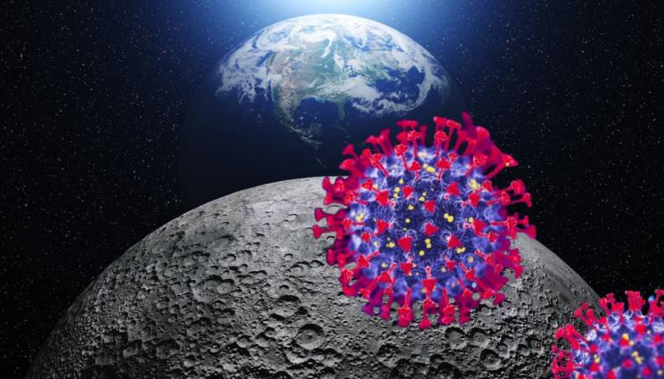 луна - НЕВЕРОЯТНО, НО ФАКТ: COVID-19 посегна и на Луната!