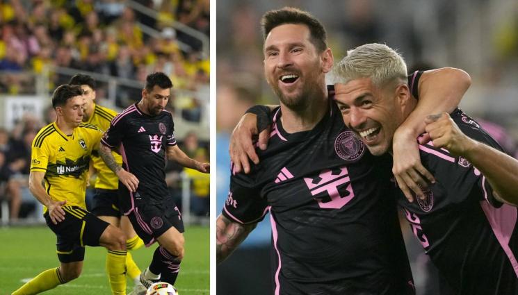 Меси Суарес - ​ Лионел Меси и Луис Суарес донесоха трофей на Интер Маями