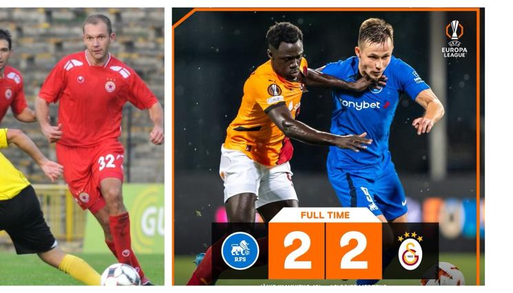 РФС Рига Викторс Мороз Галатасарай - Бивш цесекар препъна мултиселекцията на Галатасарай, отборът му навакса 2 гола пасив