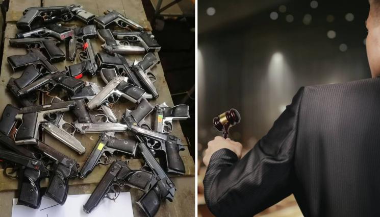 сда - На търг с тайно наддаване НАП продава пистолети за 170 бона