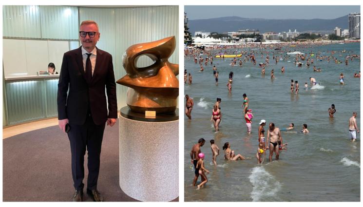 Eвтим Милошев - Служебният министър на туризма Евтим Милошев пред