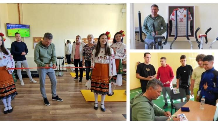 Красимир Балъков треньор - Краси Балъков откри фитнес в търновско школо и обяви официално поема ли Хебър