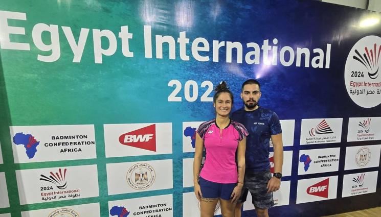 Габриела Стоева Египет - И другата сестра Стоева записа победа край пирамидите, спечели на смесени двойки без игра