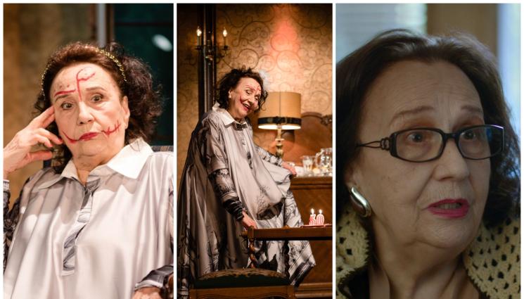 Мария Стефанова - Мария Стефанова с брошка и баклавички за юбилея